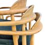 Lawn chairs - Olefin teak and rope chair - CHT21 - BALINAISA