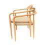 Lawn chairs - Olefin teak and rope chair - CHT20 - BALINAISA