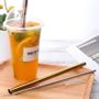 Kitchen utensils - Bubble Tea reusable straw - Straight/Stainless Steel - 5 colors - SOSTRAW & SMARTTHINGS