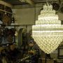 Ceiling lights - Demetra Murano Glass Chandelier — Luxury Art Deco and Venetian Crafts - BOTTEGA VENEZIANA