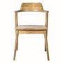 Chaises - Chaise naturelle en bois - HIRO - HYDILE