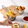 Platter and bowls - French fries basket - rectangular shape - 4 colors - SOSTRAW & SMARTTHINGS