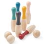 Toys - Wooden Bowling Set Earth - Kids Toy - MORA-PLAY