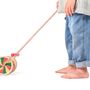 Toys - Wooden wheel push-along - MORA-PLAY