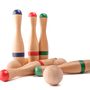 Toys - Classic Bowling Set 24 cm (6 pins, cloth bag) - MORA-PLAY