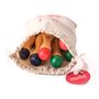 Toys - Classic Bowling Set 24 cm (6 pins, cloth bag) - MORA-PLAY