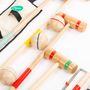 Toys - Wooden croquet set in a hanging bag - MORA-PLAY