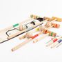 Toys - Wooden croquet set in a hanging bag - MORA-PLAY