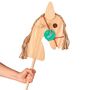 Jouets enfants - Cheval à balai en bois RUSTIQUE - MORA-PLAY