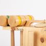 Toys - Croquet game in wooden trolley - 4 players - MORA-PLAY