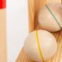 Toys - Croquet game in wooden trolley - 4 players - MORA-PLAY