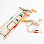 Toys - Wooden croquet set in a hanging bag - MORA-PLAY