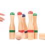 Toys - Classic Bowling Set 19 cm (6 pins) - MORA-PLAY