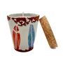 Decorative objects - Ceraminc surfer scented candle size S - WAX DESIGN - BARCELONA