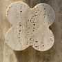 Table mat - Set of 4 travertine coasters in travertine marble coasters - GIPSY HOME