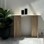 Console table - travertine console design console in travertine marble - GIPSY HOME