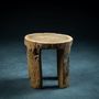 Design objects - Raw wood stool — Authenticity and timeless character - QUINTESSENCE AFRICAINE