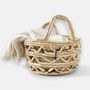 Shopping baskets - Betty Shopping Basket – Handwoven Palm Leaf – Sustainable & Styling - MAISON ZOE