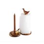 Kitchen utensils - Luis Paper Holder – Handmade Sheesham Wood - Eco-Friendly - Elegant - MAISON ZOE