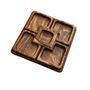 Platter and bowls - Sheesham Wooden Naby Snack Tray - Stylish, Practical - MAISON ZOE