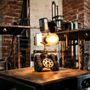 Table lamps - Tank Camera Lamp – Upcycled Retro Desk Lamp - Industrial Masterpiece - MAISON ZOE