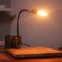 Table lamps - Tank Camera Lamp – Upcycled Retro Desk Lamp - Industrial Masterpiece - MAISON ZOE