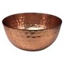 Platter and bowls - Deco Bowl – red copper - hammered - round - Unique - Finely crafted - MAISON ZOE