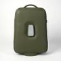 Travel accessories - POP-UP, recycled rubber wheeled suitcase, Tuscan Green color - ZOOM BAGS