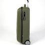 Travel accessories - POP-UP, recycled rubber wheeled suitcase, Tuscan Green color - ZOOM BAGS