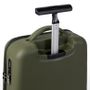 Travel accessories - POP-UP, recycled rubber wheeled suitcase, Tuscan Green color - ZOOM BAGS