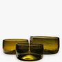 Bowls - Amudi Bowls Set of 3 – Mouth blown Recycled Glass Bowls, Eco-Friendly - MAISON ZOE