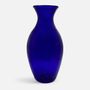 Vases - Belina glass Vase – mouthblown Recycled Glass with Elegant Finish 27cm - MAISON ZOE