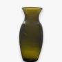 Vases - Belina glass Vase – mouthblown Recycled Glass with Elegant Finish 27cm - MAISON ZOE