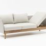 Lawn sofas   - RIVIERA aluminum sofa - COUTURE JARDIN