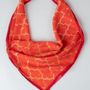 Sarongs - Red & Gold Bandana - KORES ACCESSORIES