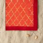 Sarongs - Red & Gold Beach Throw - KORES ACCESSORIES