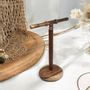 Wardrobe - Sheesham Wood Jewelry Stand – Handcrafted with Copper Rod 30cm - MAISON ZOE