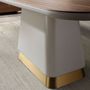 Dining Tables - Rectangular dining table in walnut and beige wood - ANGEL CERDÁ