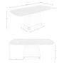 Dining Tables - Rectangular dining table in walnut and beige wood - ANGEL CERDÁ