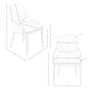 Chairs - Brown leatherette chair - ANGEL CERDÁ
