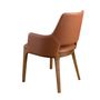 Chairs - Brown leatherette chair - ANGEL CERDÁ