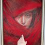 Other wall decoration - "Crimson Enchantment" / work of art / handmade - ART NITKA