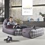 Tissus pour extérieurs - TABOURET BEAN BAG SUNSET - POUFOMANIA