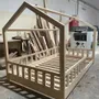 Beds - Wooden Montessori House Bed. Children’s House Bed. Scandinavian Style. - WELLDONE® DOBRE RZECZY