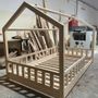 Lits - Lit Montessori House en bois. Lit de maison pour enfants. Style scandi - WELLDONE® DOBRE RZECZY