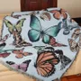 Decorative objects - butterfly dance cotton throw. - KARENA INTERNATIONAL