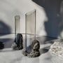 Vases - CATHARSIS Sculptural statement vase, in glass and stone - COKI