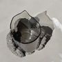 Decorative objects - CATHARSIS, Sculptural Centerpiece Bowl in glass and stone, Ash Black - COKI