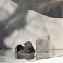 Decorative objects - CATHARSIS, Sculptural Centerpiece Bowl in glass and stone, Ash Black - COKI