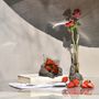Decorative objects - CATHARSIS, Sculptural Centerpiece Bowl in glass and stone, Ash Black - COKI